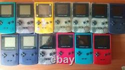 Gameboy Color Lot De 13 Jeux Pour Pièces Ou Réparation Gbc Nintendo Console Japon