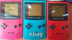 Gameboy Color Lot De 13 Jeux Pour Pièces Ou Réparation Gbc Nintendo Console Japon