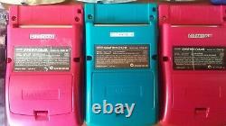 Gameboy Color Lot De 13 Jeux Pour Pièces Ou Réparation Gbc Nintendo Console Japon