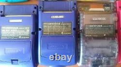 Gameboy Color Lot De 13 Jeux Pour Pièces Ou Réparation Gbc Nintendo Console Japon