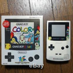 Gameboy Color Pikachu Système De Console Pokemon Center Japon Complet Bon Cond