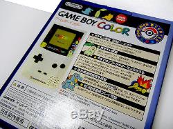 Gameboy Color Pokemon Center Édition Limitée Système De Poche Pearl White Nouveau