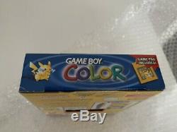 Gameboy Color Pokemon Limited Edition Jaune Scellé En Usine