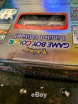 Gameboy Color Pokemon Limitée Console Edition. Unopened. Tout Neuf