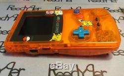 Gameboy Color Pokemon Pikachu Edition Système Nintendo Clair Orange Game Boy Gbc