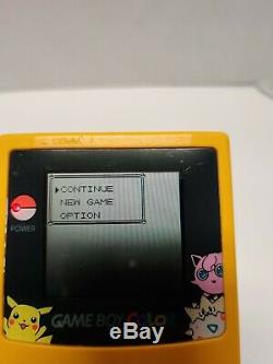 Gameboy Color Pokemon Pikachu Édition Système Portable Nettoyage Complet