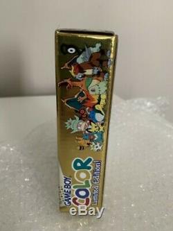 Gameboy Color Pokemon Silver / Gold Limited Edition Scellé À L'usine Nouveau