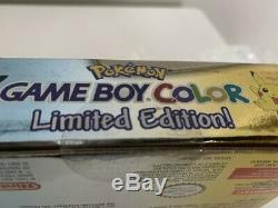 Gameboy Color Pokemon Silver / Gold Limited Edition Scellé À L'usine Nouveau