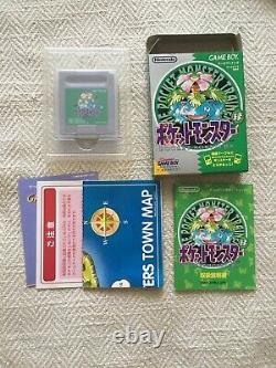 Gameboy Color Pokemon Vert Bleu Rouge Tous Les 3 De Cib Japonais Manuel Panier Boîte Rare