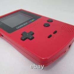 Gameboy Color Rouge (Baie) avec Boîte et Manuel Console Nintendo Game boy Color