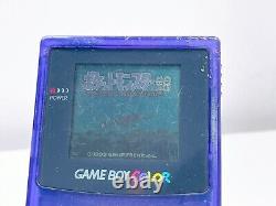 Gameboy Color Toys R Us Édition Limitée Bleu Nuit CGB-001 CPU-04 avec Pokémon Argent