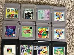 Gameboy Color X 4, Gameboy Advance, Jeux