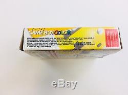 Gameboy Color Yellow Nouveautés In Box W Manuels 1999 Nice