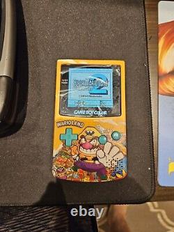 Gameboy Color avec écran IPS Funnyplaying et coque Wario