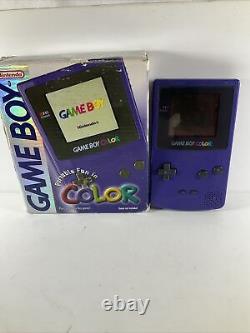 Gameboy Color mauve (GC) console emballée