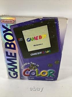 Gameboy Color mauve (GC) console emballée