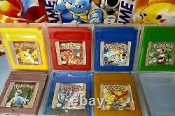 Gameboy Couleur + 7 Jeux Pokemon Gratuits, Gbc Edition Limitée, Excellent État