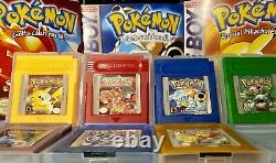 Gameboy Couleur + 7 Jeux Pokemon Gratuits, Gbc Edition Limitée, Excellent État