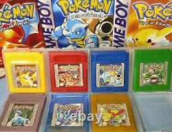 Gameboy Couleur + 7 Jeux Pokemon Gratuits, Gbc Edition Limitée, Excellent État