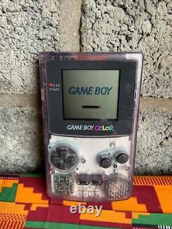 Gameboy Couleur Atomique Pourpre Boîte Avec Insertion Bon État Clair Pourpre + Jeu