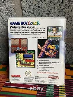 Gameboy Couleur Atomique Pourpre Boîte Avec Insertion Bon État Clair Pourpre + Jeu