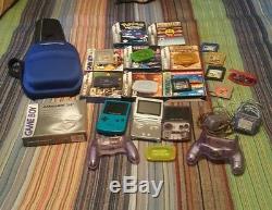 Gameboy Couleur Avancé Lot Lot Pokemon Jeux Originaux Boîtes Rares