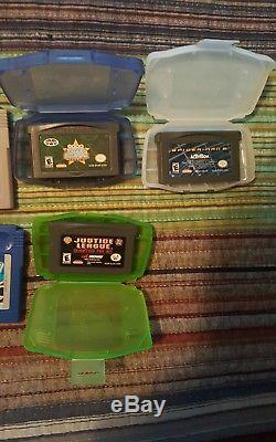 Gameboy Couleur Avancé Lot Lot Pokemon Jeux Originaux Boîtes Rares