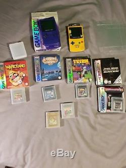 Gameboy Couleur Bundle 2 Consoles Et 7 Jeux