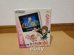 Gameboy Couleur Cardcaptor Sakura Console Japon Rare Item Grand Box 2