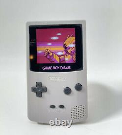 Gameboy Couleur Drôlejouer Stratifié Q5 V2.0 Ips Console Rétroéclairée Lcd- Gris