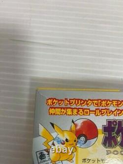 Gameboy Couleur Gbc Pokemon Pikachu Edition Nintendo Jaune Et Bleu Avec Doux