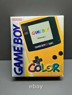 Gameboy Couleur Gelb Nintendo Pal Noe Ovp Boxed Handheld Konsole