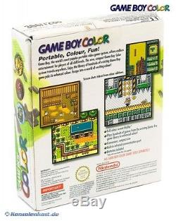 Gameboy Couleur Konsole # Neongrün / Grün / Kiwi / Lime (sehr Guter Zustand) (mit Ovp)