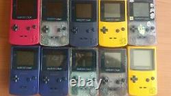 Gameboy Couleur Lot De 10 Comme Est Pour Les Pièces Ou La Réparation Gbc Nintendo Console Jp