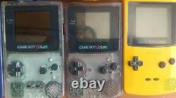 Gameboy Couleur Lot De 10 Comme Est Pour Les Pièces Ou La Réparation Gbc Nintendo Console Jp