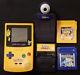 Gameboy Couleur Pikachu Bundle Testé Avec Flipper Jaune Or Jaune Et Appareil Photo