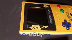 Gameboy Couleur Pikachu Bundle Testé Avec Flipper Jaune Or Jaune Et Appareil Photo