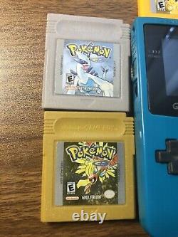 Gameboy Couleur Pokemon Red+yellow+blue + Gold+argent+crystal Lot Autoentique