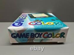 Gameboy Couleur Türkis Nintendo Pal Noe Ovp Holo Handheld Vgc Boxed