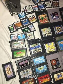 Gameboy Lot Advance / Sp / Couleur / Dsl / 2ds XL Avec 93 Jeux Lot Jeux D'enfants Testés