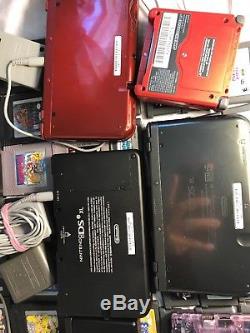 Gameboy Lot Advance / Sp / Couleur / Dsl / 2ds XL Avec 93 Jeux Lot Jeux D'enfants Testés