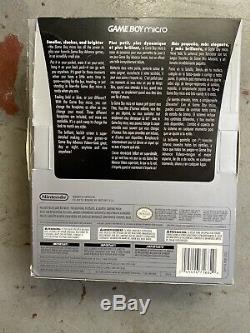 Gameboy Micro Cib Complet En Boîte Nintendo Couleur Avec Deux Blocs D'affichage Game Boy