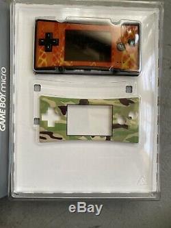 Gameboy Micro Cib Complet En Boîte Nintendo Couleur Avec Deux Blocs D'affichage Game Boy