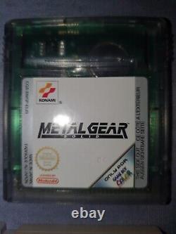Gameboy couleur Menthe (boîte) Bundle avec Metal Gear Solid (rare) et plein d'autres choses