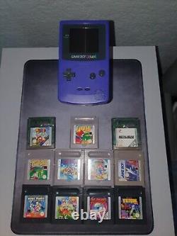 Gameboy couleur Menthe (emballé) Bundle avec Metal Gear Solid (rare) et bien plus encore