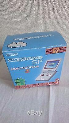 Gba Game Boy Advance Sp Console De Couleur Famicom En Boîte + Super Mario Advance Japan