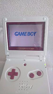 Gba Game Boy Advance Sp Console De Couleur Famicom En Boîte + Super Mario Advance Japan