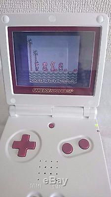 Gba Game Boy Advance Sp Console De Couleur Famicom En Boîte + Super Mario Advance Japan