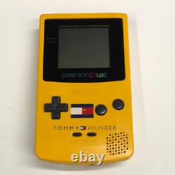 Gbc Console Tommy Hilfiger Nintendo Gameboy Couleur Testé Nouvel Écran #1707