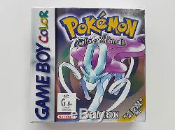 Gbc Gameboy Color Pokemon Crystal Version Cib Excellent